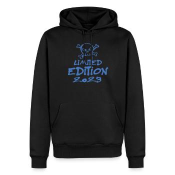 Limited Edition 2023 Geburtstag 2023 Geboren - Männer Premium Bio Hoodie - Schwarz - Vorne - Nico (187cm)