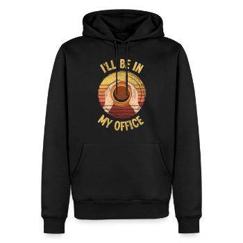 Pottery Ceramics Artist Retro - Men’s Premium Organic Hoodie - black - Front - Nico (187cm)