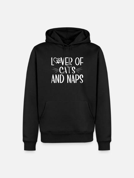 Cat Dad Gifts - Men’s Premium Organic Hoodie - black