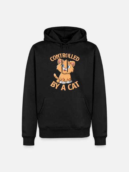 Cat Dad Gifts - Men’s Premium Organic Hoodie - black