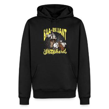 Schafhirte Schäferei Baa-rilliant Shepherd - Männer Premium Bio Hoodie - Schwarz - Vorne - Nico (187cm)