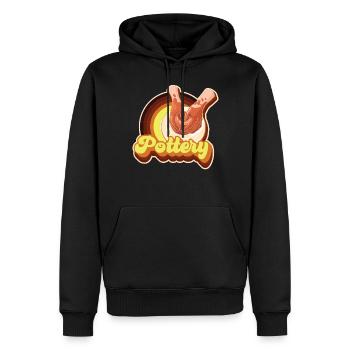 Pottery Ceramics Artist Retro 70s - Männer Premium Bio Hoodie - Schwarz - Vorne - Nico (187cm)