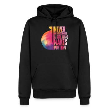 Pottery Ceramics Artist Watercolor - Männer Premium Bio Hoodie - Schwarz - Vorne - Nico (187cm)
