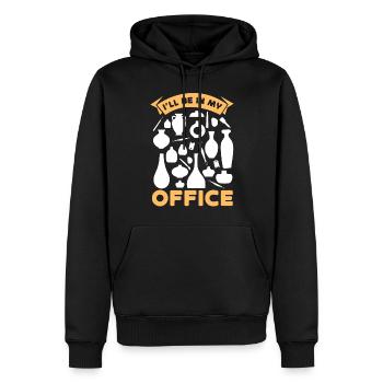 Artiste de la céramique de poterie dans lequel je serai - Sweat à capuche Premium bio Homme - noir - Devant - Nico (187cm)