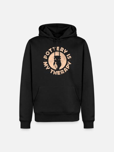 Pottery Ceramics Artist Pottery Is - Männer Premium Bio Hoodie - Schwarz