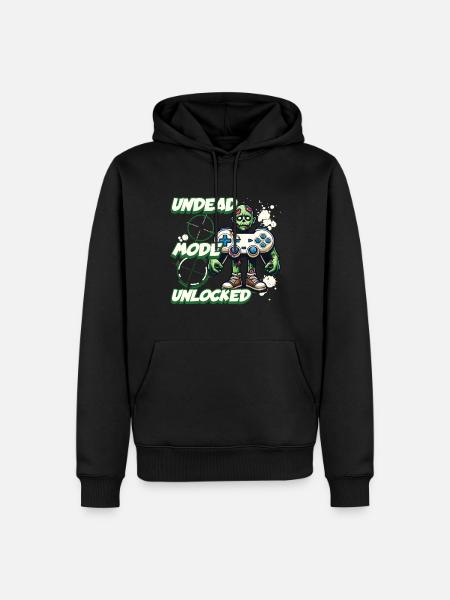 Zombie Gaming Controller: Undead Mode - Men’s Premium Organic Hoodie - black