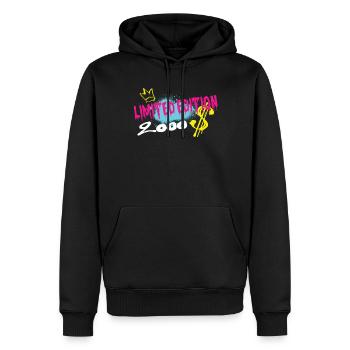 Limited Edition 2000 Geburtstag 2000 Geboren - Männer Premium Bio Hoodie - Schwarz - Vorne - Nico (187cm)