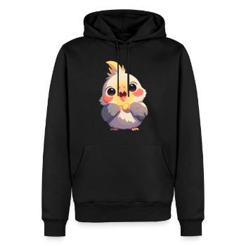 Cockatiel Nymphensittiche Nymphensittich - Männer Premium Bio Hoodie - Schwarz - Vorne - Nico (187cm)