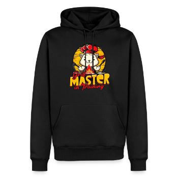 Hibachi Teppanyaki - Männer Premium Bio Hoodie - Schwarz - Vorne - Nico (187cm)