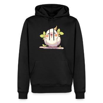 Cockatiel Nymphensittiche Nymphensittich - Männer Premium Bio Hoodie - Schwarz - Vorne - Nico (187cm)