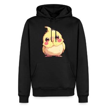 Cockatiel Nymphensittiche Nymphensittich - Männer Premium Bio Hoodie - Schwarz - Vorne - Nico (187cm)