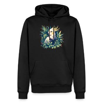 Cockatiel Nymphensittiche Nymphensittich - Männer Premium Bio Hoodie - Schwarz - Vorne - Nico (187cm)