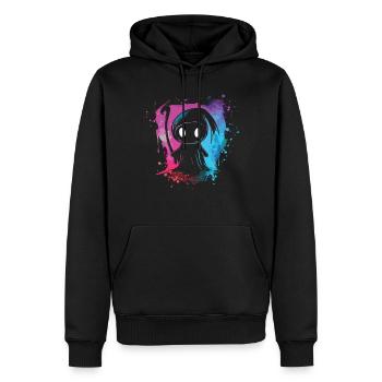 Kawaii Reaper Pastel Goth Cute Anime - Männer Premium Bio Hoodie - Schwarz - Vorne - Nico (187cm)