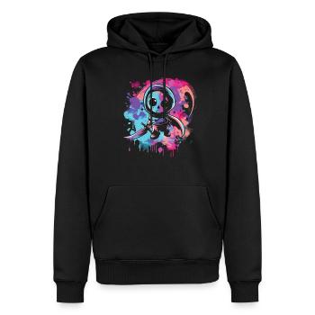 Kawaii Reaper Pastel Goth Cute Anime - Männer Premium Bio Hoodie - Schwarz - Vorne - Nico (187cm)