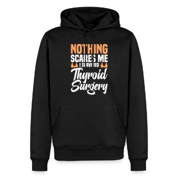 Nichts Macht Mir Angst, Ich Habe Die - Männer Premium Bio Hoodie - Schwarz - Vorne - Nico (187cm)