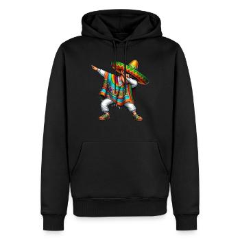 Mexikanischer Junge Tubt Sombrero Cinco De Mayo - Männer Premium Bio Hoodie - Schwarz - Vorne - Nico (187cm)
