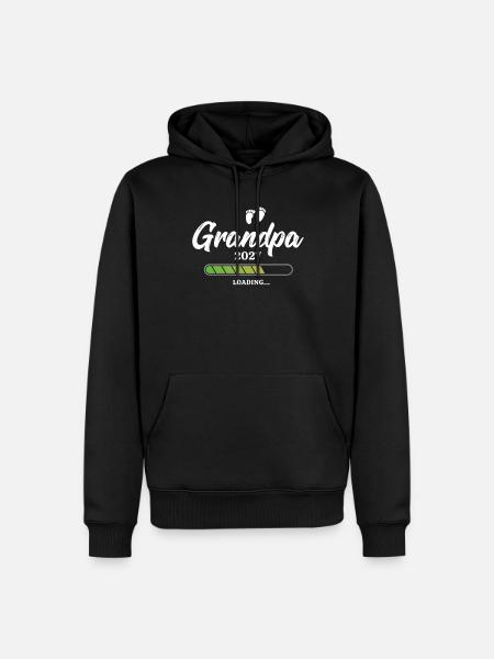 Grandpa Loading 2027 - Männer Premium Bio Hoodie - Schwarz