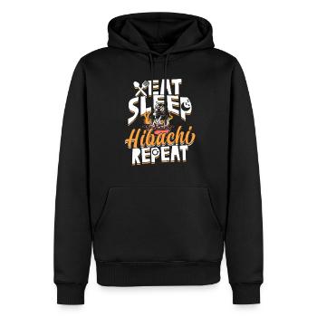 Hibachi Teppanyaki Japanische Küche - Männer Premium Bio Hoodie - Schwarz - Vorne - Nico (187cm)