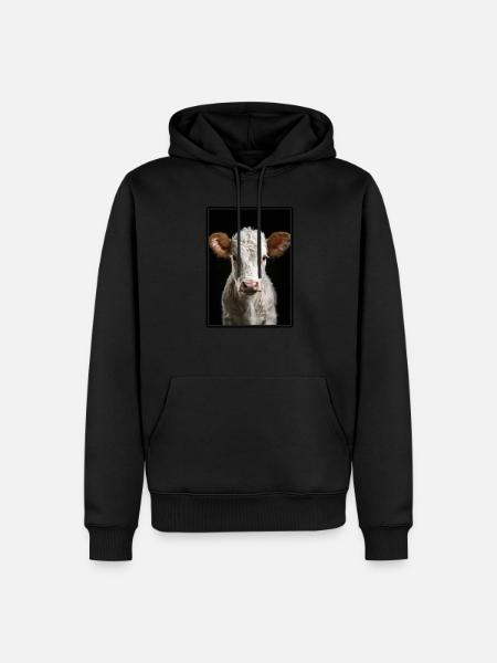 Cows Cow - Men’s Premium Organic Hoodie - black
