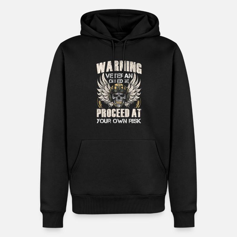 Vétéran Médicamenté Dysfonctionnel - Sweat à capuche Premium bio Homme - noir