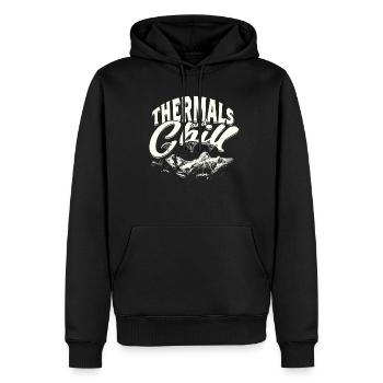 Paramotoring Paramotor Thermals And Chill - Men’s Premium Organic Hoodie - black - Front - Nico (187cm)