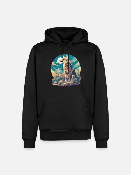 Coyotes Coyote - Men’s Premium Organic Hoodie - black