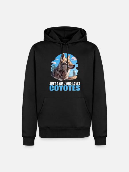 Coyotes Coyote - Men’s Premium Organic Hoodie - black