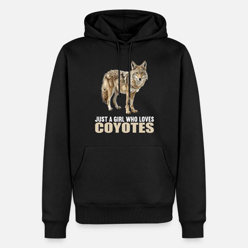 Coyotes Coyote - Sweat à capuche Premium bio Homme - noir