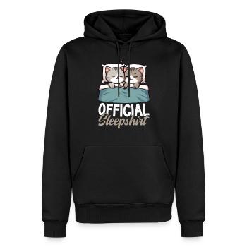 Official Sleeper American Short Lover - Men’s Premium Organic Hoodie - black - Front - Nico (187cm)
