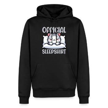 Official Sleeper American Short Lover - Men’s Premium Organic Hoodie - black - Front - Nico (187cm)
