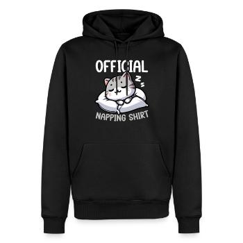Official Sleeper American Short Lover - Men’s Premium Organic Hoodie - black - Front - Nico (187cm)