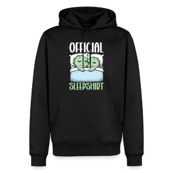 Officiel Sleeping House Alligator Lovers - Sweat à capuche Premium bio Homme - noir - Devant - Nico (187cm)
