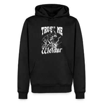 Schweißer Croyez-moi, je suis soudeur - Sweat à capuche Premium bio Homme - noir - Devant - Nico (187cm)