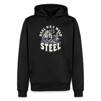 Welder Welding Specialist - Men’s Premium Organic Hoodie - black - Front - Nico (187cm)