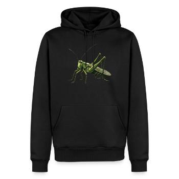 Grillen Grille - Männer Premium Bio Hoodie - Schwarz - Vorne - Nico (187cm)