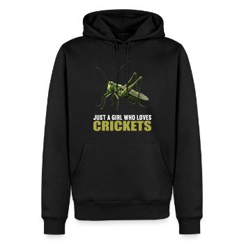 Grillen Grille - Männer Premium Bio Hoodie - Schwarz - Vorne - Nico (187cm)