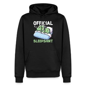Officiel Sleeping House Crocodile Sleep Lovers - Sweat à capuche Premium bio Homme - noir - Devant - Nico (187cm)