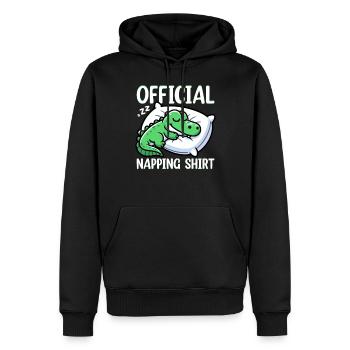 Officiel Sleeping House Crocodile Sleep Lovers - Sweat à capuche Premium bio Homme - noir - Devant - Nico (187cm)