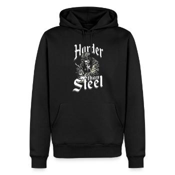 Welder Welding Specialist - Men’s Premium Organic Hoodie - black - Front - Nico (187cm)