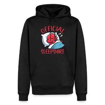 Official Sleeper Dragon Sweet Lazy - Men’s Premium Organic Hoodie - black - Front - Nico (187cm)