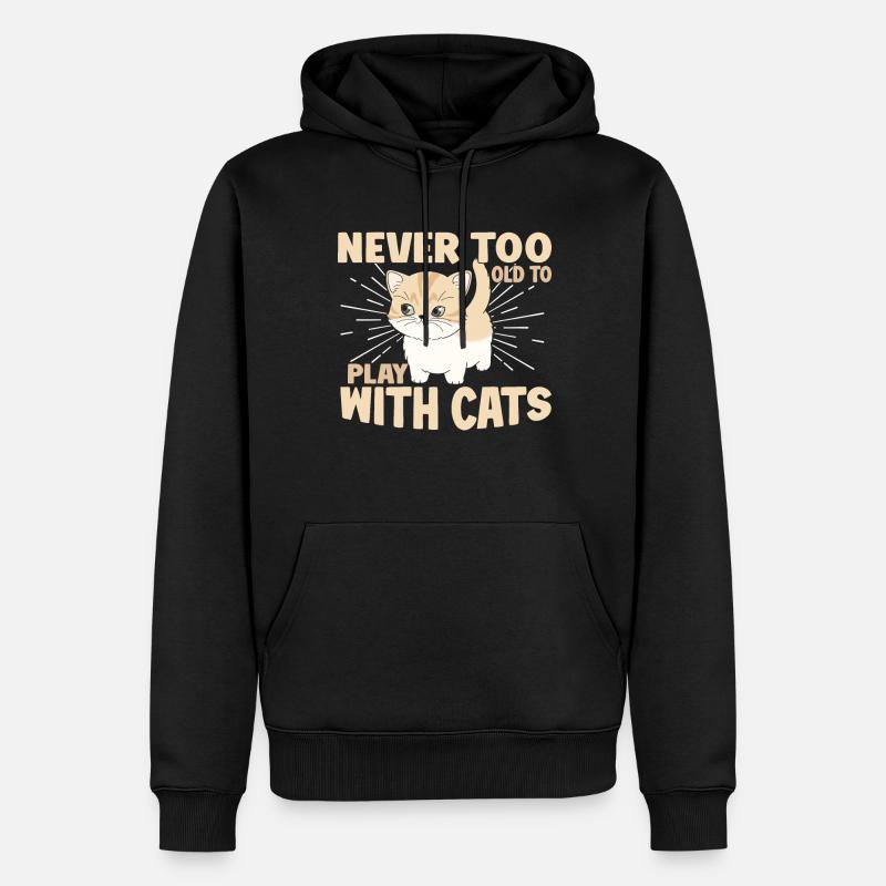 Chats Cadeaux Papy - Sweat à capuche Premium bio Homme - noir