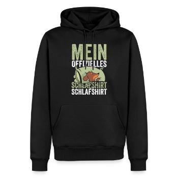 Offizielles Schlafshirt Dachshund - Männer Premium Bio Hoodie - Schwarz - Vorne - Nico (187cm)