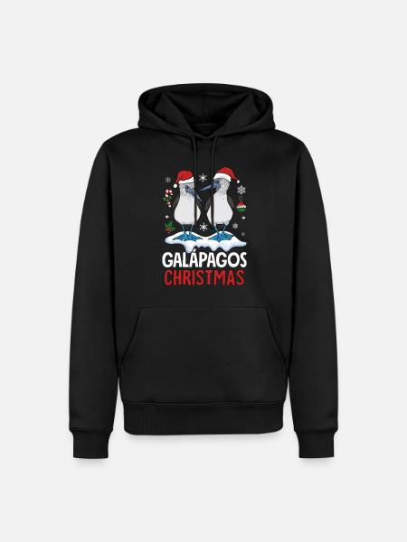Galapagos Christmas - Men’s Premium Organic Hoodie - black