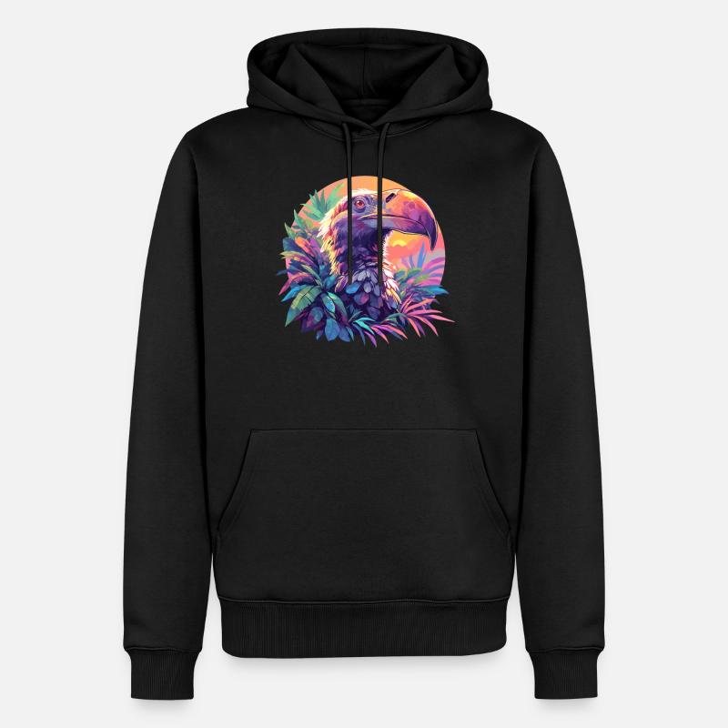 Dodos Dodo - Sweat à capuche Premium bio Homme - noir