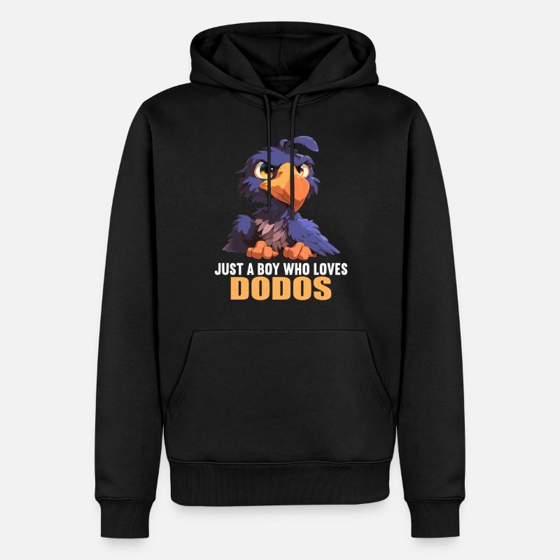 Dodos Dodo - Sweat à capuche Premium bio Homme - noir