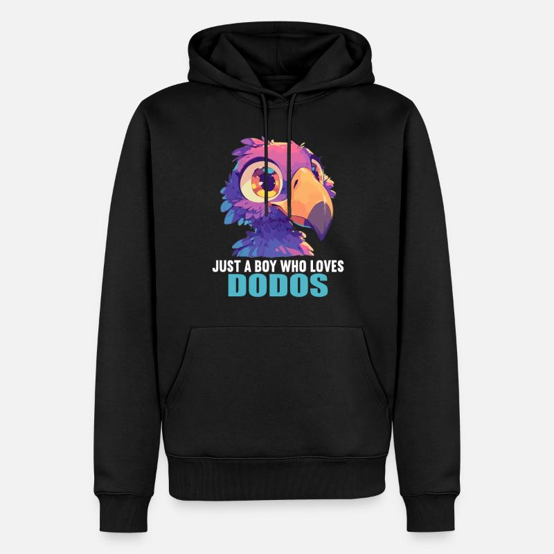 Dodos Dodo - Männer Premium Bio Hoodie - Schwarz