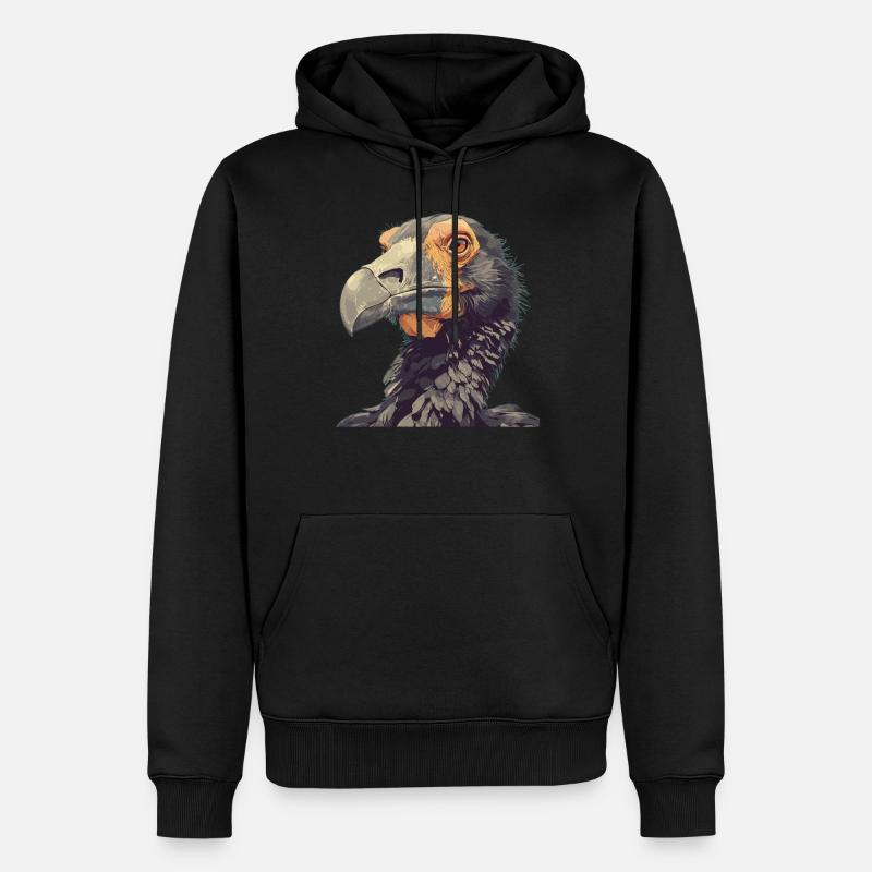 Dodos Dodo - Sweat à capuche Premium bio Homme - noir
