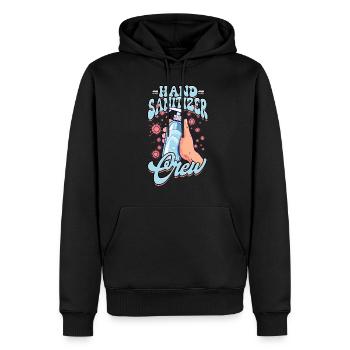 Nuclear phobia Mysophobia - Men’s Premium Organic Hoodie - black - Front - Nico (187cm)