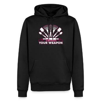 Baker Choose Your Weapon - Men’s Premium Organic Hoodie - black - Front - Nico (187cm)