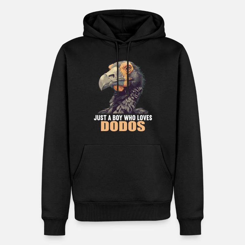 Dodos Dodo - Sweat à capuche Premium bio Homme - noir